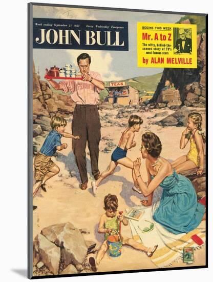 John Bull, Holiday Beaches Seaside Magazine, UK, 1950-null-Mounted Giclee Print