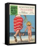 John Bull, Holiday Beaches Seaside Swimming Magazine, UK, 1950-null-Framed Stretched Canvas