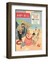 John Bull, Holiday Expressions Beaches Seaside Inflatables Magazine, UK, 1950-null-Framed Giclee Print