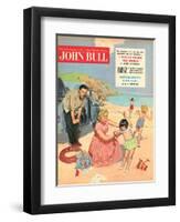 John Bull, Holiday Expressions Beaches Seaside Inflatables Magazine, UK, 1950-null-Framed Giclee Print