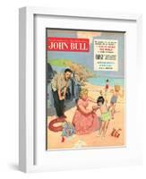 John Bull, Holiday Expressions Beaches Seaside Inflatables Magazine, UK, 1950-null-Framed Giclee Print