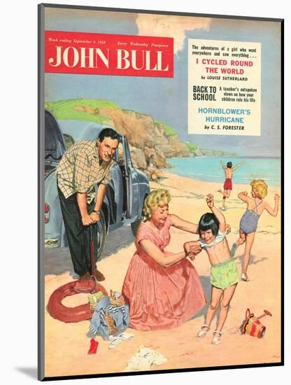 John Bull, Holiday Expressions Beaches Seaside Inflatables Magazine, UK, 1950-null-Mounted Giclee Print