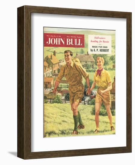 John Bull, Holiday Hiking Walking Trekking Outdoors Magazine, UK, 1958-null-Framed Giclee Print