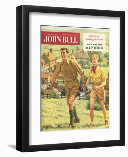 John Bull, Holiday Hiking Walking Trekking Outdoors Magazine, UK, 1958-null-Framed Giclee Print