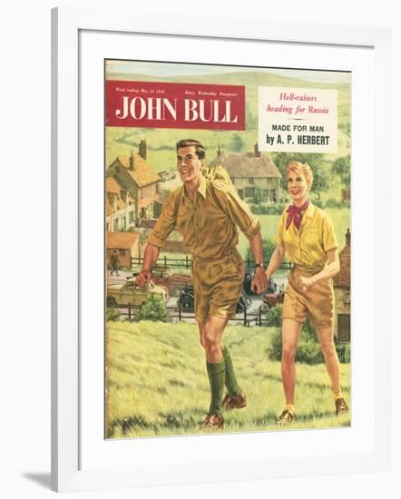 John Bull, Holiday Hiking Walking Trekking Outdoors Magazine, UK, 1958-null-Framed Giclee Print