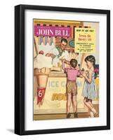 John Bull, Holiday Ice-Cream Magazine, UK, 1950-null-Framed Giclee Print