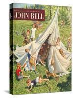 John Bull, Holiday Tents Camping Accidents Disasters Magazine, UK, 1950-null-Stretched Canvas