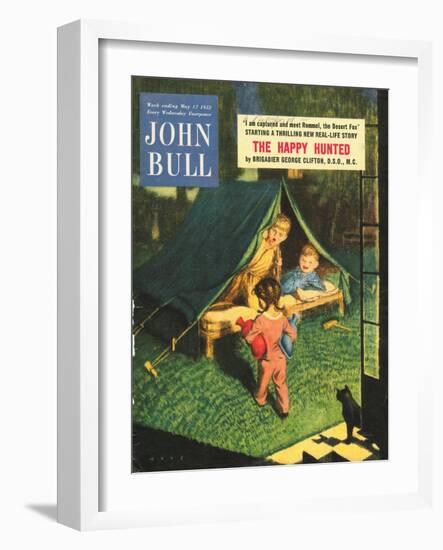 John Bull, Holiday Tents, Camping Adventures Magazine, UK, 1950-null-Framed Giclee Print