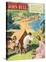 John Bull, Holiday Tents Camping Beaches Seaside Magazine, UK, 1950-null-Stretched Canvas