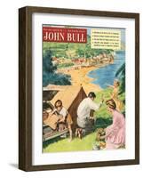 John Bull, Holiday Tents Camping Beaches Seaside Magazine, UK, 1950-null-Framed Giclee Print