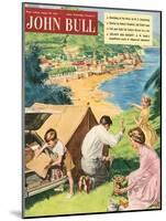 John Bull, Holiday Tents Camping Beaches Seaside Magazine, UK, 1950-null-Mounted Giclee Print
