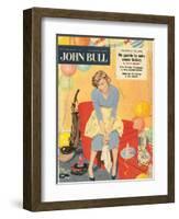 John Bull, Hoovers Cleaning Products Magazine, UK, 1957-null-Framed Giclee Print