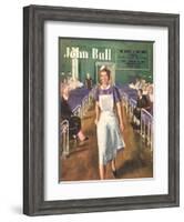 John Bull, Hospital Nurses Magazine, UK, 1950-null-Framed Giclee Print