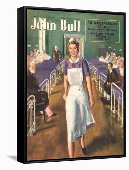 John Bull, Hospital Nurses Magazine, UK, 1950-null-Framed Stretched Canvas