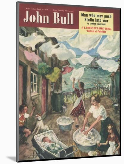 John Bull, Housewives Magazine, UK, 1951-null-Mounted Giclee Print