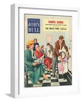 John Bull, Launderettes Washing Machines Appliances Magazine, UK, 1954-null-Framed Giclee Print