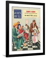 John Bull, Launderettes Washing Machines Appliances Magazine, UK, 1954-null-Framed Giclee Print