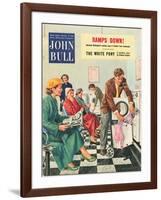 John Bull, Launderettes Washing Machines Appliances Magazine, UK, 1954-null-Framed Giclee Print