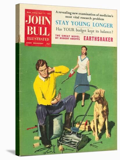 John Bull, Lawnmowers Magazine, UK, 1950-null-Stretched Canvas