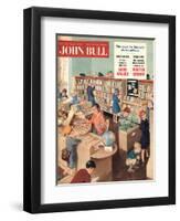 John Bull, Libraries Books Magazine, UK, 1950-null-Framed Giclee Print