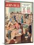 John Bull, Libraries Books Magazine, UK, 1950-null-Mounted Giclee Print