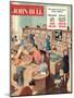 John Bull, Libraries Books Magazine, UK, 1950-null-Mounted Giclee Print