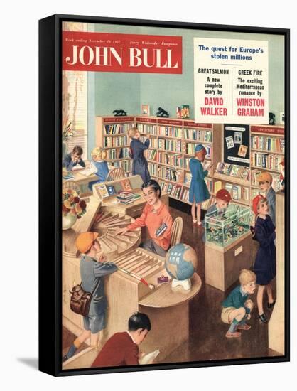 John Bull, Libraries Books Magazine, UK, 1950-null-Framed Stretched Canvas