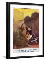 John Bull Making the Climb from War to Peace and Happiness-null-Framed Giclee Print