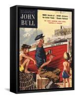 John Bull, Nautical Fishing Boats Magazine, UK, 1950-null-Framed Stretched Canvas