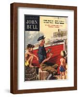 John Bull, Nautical Fishing Boats Magazine, UK, 1950-null-Framed Giclee Print