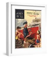 John Bull, Nautical Fishing Boats Magazine, UK, 1950-null-Framed Giclee Print