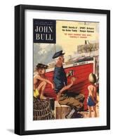 John Bull, Nautical Fishing Boats Magazine, UK, 1950-null-Framed Giclee Print