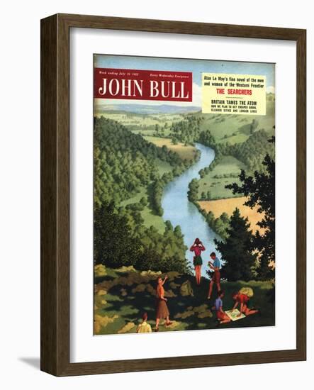 John Bull, Outdoors Rivers Countryside Ramblers Hiking Magazine, UK, 1955-null-Framed Giclee Print