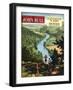 John Bull, Outdoors Rivers Countryside Ramblers Hiking Magazine, UK, 1955-null-Framed Giclee Print