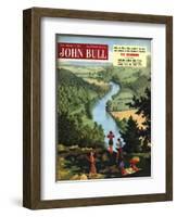 John Bull, Outdoors Rivers Countryside Ramblers Hiking Magazine, UK, 1955-null-Framed Giclee Print