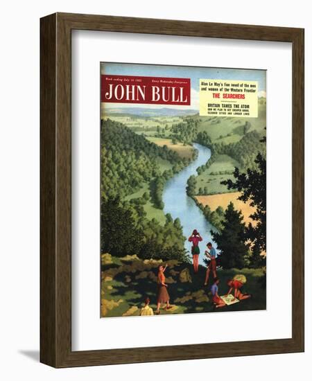 John Bull, Outdoors Rivers Countryside Ramblers Hiking Magazine, UK, 1955-null-Framed Giclee Print