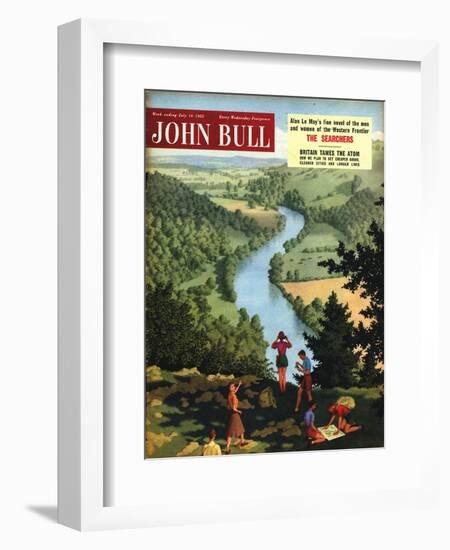 John Bull, Outdoors Rivers Countryside Ramblers Hiking Magazine, UK, 1955-null-Framed Giclee Print