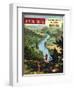 John Bull, Outdoors Rivers Countryside Ramblers Hiking Magazine, UK, 1955-null-Framed Giclee Print