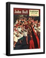 John Bull, Pancakes Day Races Magazine, UK, 1951-null-Framed Giclee Print