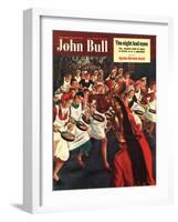 John Bull, Pancakes Day Races Magazine, UK, 1951-null-Framed Giclee Print