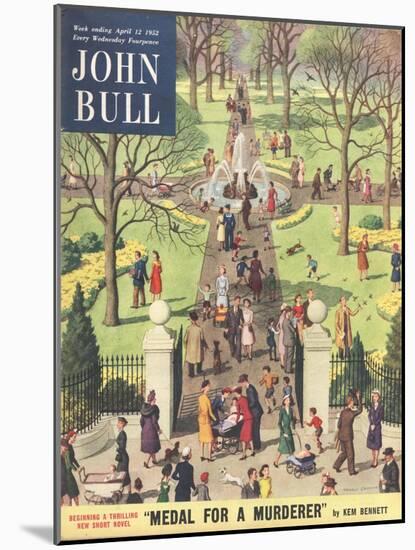 John Bull, Parks Magazine, UK, 1952-null-Mounted Giclee Print