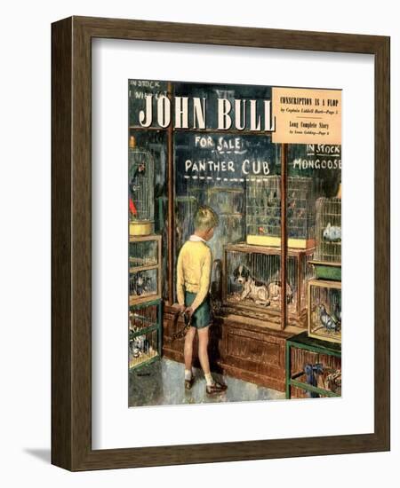 John Bull, Pets Magazine, UK, 1948-null-Framed Giclee Print