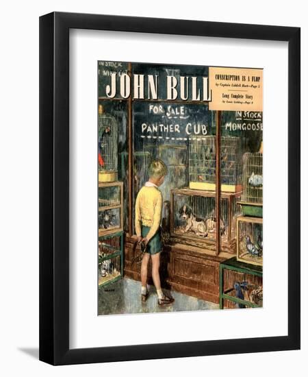 John Bull, Pets Magazine, UK, 1948-null-Framed Giclee Print