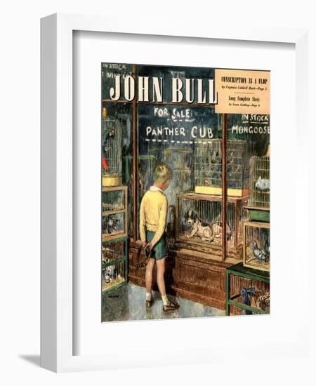 John Bull, Pets Magazine, UK, 1948-null-Framed Giclee Print