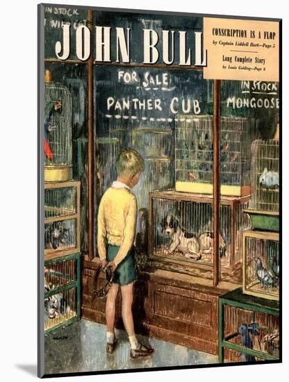 John Bull, Pets Magazine, UK, 1948-null-Mounted Giclee Print