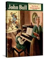 John Bull, Piano Pianos Grand Playing Lessons Games Teachers Magazine, UK, 1951-null-Stretched Canvas