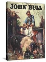 John Bull, Pigs Farms Farmers Magazine, UK, 1946-null-Stretched Canvas