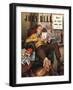 John Bull, Pipes Slippers Dad's Reading Dogs Seeds Father's Day Magazine, UK, 1948-null-Framed Giclee Print