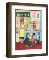 John Bull, Plumbers Plumbing DIY Mending Kitchens Sinks Magazine, UK, 1950-null-Framed Giclee Print