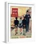 John Bull, Police, Naughty Boys Magazine, UK, 1957-null-Framed Giclee Print